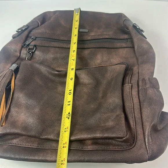 Cluci Travel Fashion Leather Designer Women's Large Backpack - Picture 9 of 16